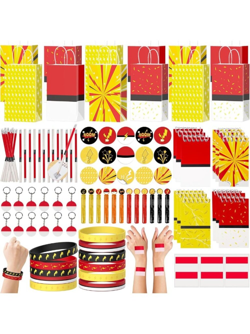 84Pcs Cartoon Party Favors Set - Bubble Wands, Stickers, Gift Bags & More!